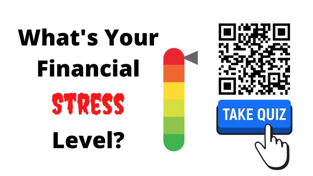 financial stress level poster